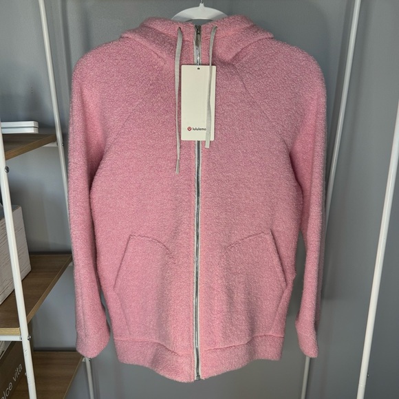 lululemon athletica Jackets & Blazers - NWT Lululemon Pink So Sherpa Hooded Jacket HPKH
